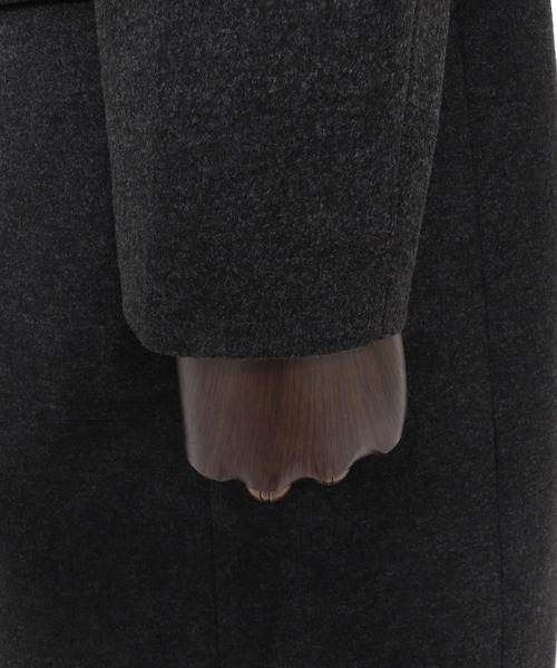 CALL&RESPONSE(コールアンドレスポンス)の「mj11720- ロングPコート スーパーストレッチ(264-1102-02)(ピーコート・メンズ・チャコール/ブラウン・5/4/2)」の22枚目の写真