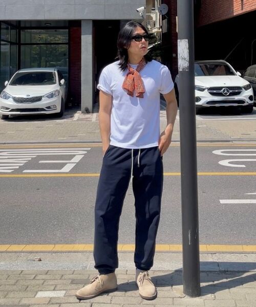BLANKIT(ブランキット)の「ベーシックソフト無地クルーネックTシャツ(ピンク)(Tシャツ/カットソー・メンズ・その他・SMALL)」の3枚目の写真
