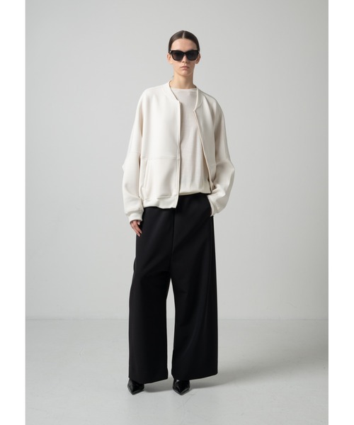 COGTHEBIGSMOKE(コグザビッグスモーク)の「【COGTHEBIGSMOKE/コグザビッグスモーク】ALISON TROUSERS/カットソーワイドパンツ(その他パンツ・レディース・ブラック/アイボリー・1)」の19枚目の写真