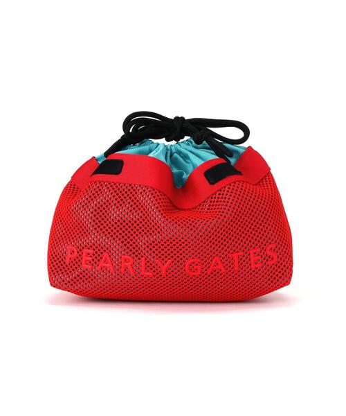 PEARLY GATES(パーリーゲイツ)の「ウサギブルーム柄3WAYカートバッグ (UNISEX)(ショルダーバッグ・メンズ・ベージュ系その他/レッド系その他・FREE)」の11枚目の写真