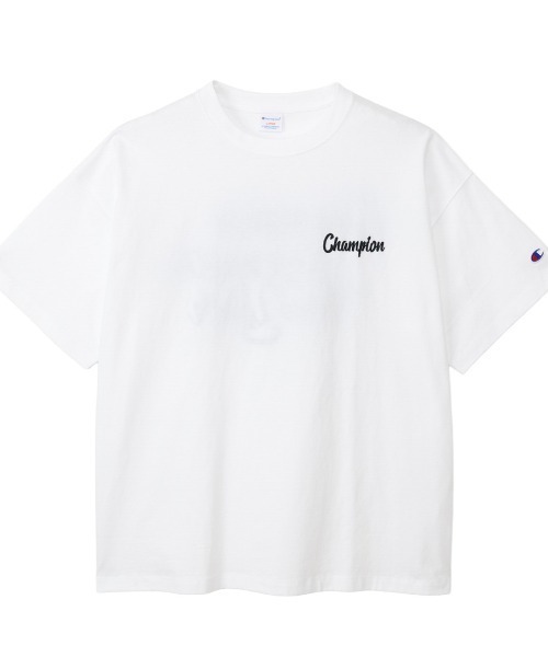 Champion(チャンピオン)の「チャンピオン Champion SHORT SLEEVE T-SHIRT(Tシャツ/カットソー・メンズ・ブラック/ホワイト・L/M/LL)」の1枚目の写真