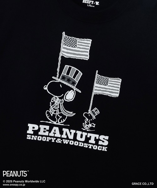 HANES(ヘインズ)の「【Hanes/ヘインズ】メンズ ビーフィー PEANUTS×BEEFY-T ロングスリーブTシャツ(Tシャツ/カットソー・メンズ・ホワイト/ブラック・LARGE/MEDIUM/XX-LARGE/X-LARGE/SMALL)」の10枚目の写真