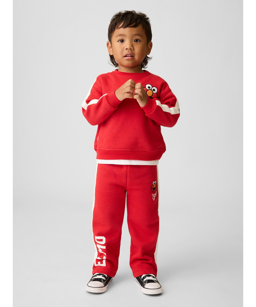 GAP(ギャップ)の「ヴィンテージソフト セサミストリート スウェットパンツ (幼児・ベビー)(スウェットパンツ・キッズ・レッド/ネイビー/ベージュ・95cm/105cm/110cm/80cm/90cm/70cm/100cm)」の3枚目の写真