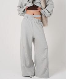 ROYAL FLASH | MITSUKI/ミツキ/EYELET TUCK SWEAT PANTS(スウェットパンツ)