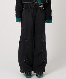 MITSUKI/ミツキ/EYELET TUCK SWEAT PANTS