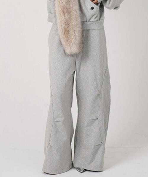 ROYAL FLASH（ロイヤルフラッシュ）の「MITSUKI/ミツキ/EYELET TUCK SWEAT PANTS（スウェットパンツ・レディース・ブラック/グレー・S/M）」の15枚目の写真