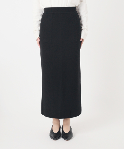 SLOBE IENA(スローブイエナ)の「《WEB限定カラーあり/シリーズあり/》ウォッシャブルスムースニットスカート(スカート・レディース・ブラック/チャコールグレー/ネイビー・FREE)」の18枚目の写真