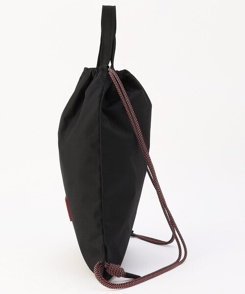 FREAK'S STORE(フリークスストア)の「HUNTER/ハンター 限定展開 TRAVEL DRAWSTRING BACKPACK TOTE ナップザック(ショルダーバッグ・メンズ・ホワイト/ブラック・ONE SIZE)」の3枚目の写真