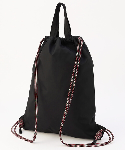FREAK'S STORE(フリークスストア)の「HUNTER/ハンター 限定展開 TRAVEL DRAWSTRING BACKPACK TOTE ナップザック(ショルダーバッグ・メンズ・ホワイト/ブラック・ONE SIZE)」の4枚目の写真
