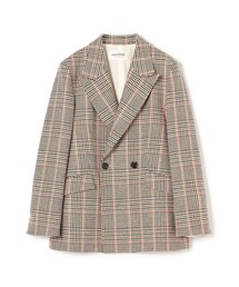 ブリティッシュチェック ダブルブレストジャケット