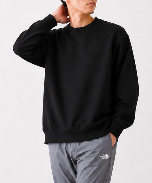 THE NORTH FACE(ザノースフェイス)の「TNF ダイナミッククルー 無地 スウェットトレーナー M DYNAMICE CREW(スウェット・メンズ・グリーン/ブラック・L/XL/M)」の1枚目の写真