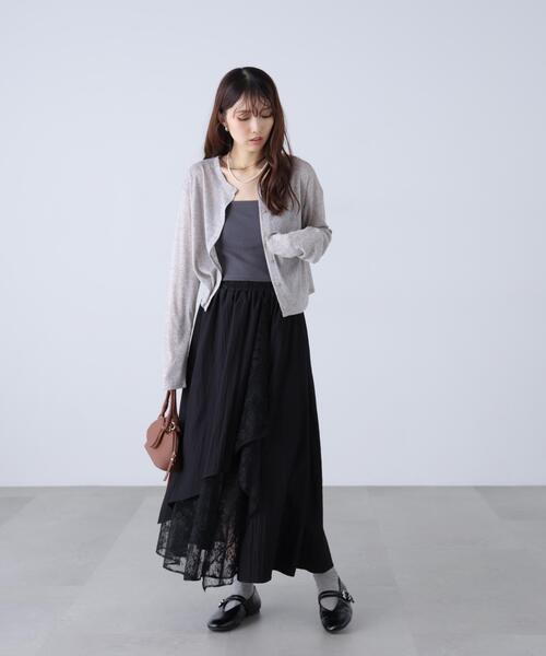 FREE'S MART(フリーズマート)の「前後2wayラインストーンカットソーカーディガン(Tシャツ/カットソー・レディース・ホワイト系その他/ブラック/グレー系その他・FREE)」の16枚目の写真