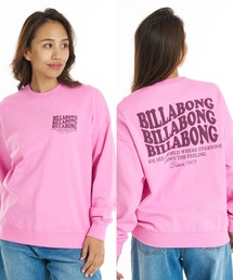BILLABONG ウィメンズ WAVE LOGO LIGHT CREW トレーナー 【BOY FIT】【2026年秋冬モデル】/ビラボンバックプリントスウェット