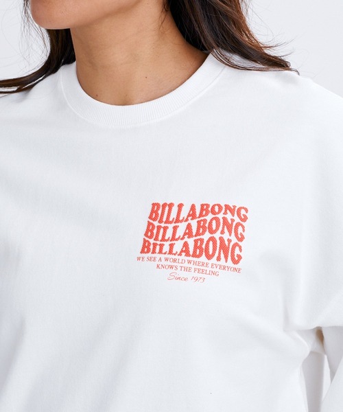BILLABONG(ビラボン)の「BILLABONG ウィメンズ WAVE LOGO LIGHT CREW トレーナー 【BOY FIT】【2026年秋冬モデル】/ビラボンバックプリントスウェット(スウェット・レディース・ピンク系その他/ブラック/オフホワイト・LARGE/MEDIUM)」の7枚目の写真