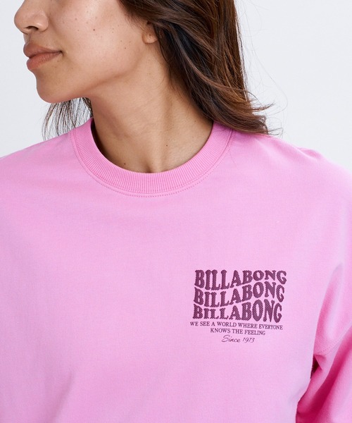 BILLABONG(ビラボン)の「BILLABONG ウィメンズ WAVE LOGO LIGHT CREW トレーナー 【BOY FIT】【2026年秋冬モデル】/ビラボンバックプリントスウェット(スウェット・レディース・ピンク系その他/ブラック/オフホワイト・LARGE/MEDIUM)」の19枚目の写真