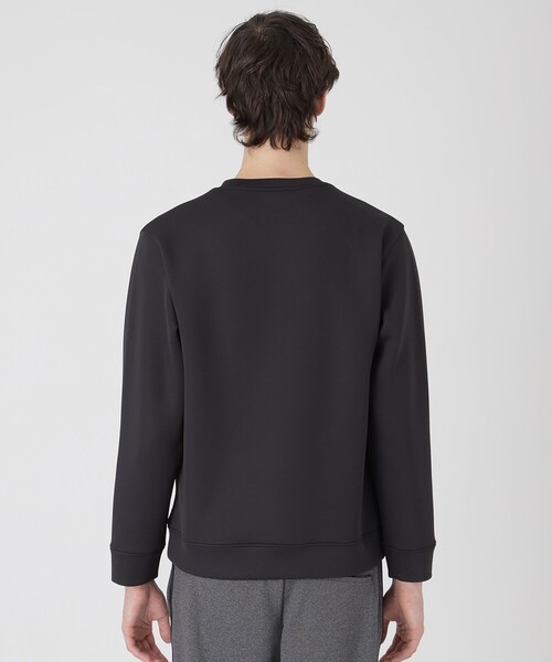 BLACK LABEL CRESTBRIDGE（ブラックレーベル・クレストブリッジ）の「【BLACK lab.】シャドーチェックダブルニットスウェットシャツ（Tシャツ/カットソー・メンズ・ブラック/オフホワイト/ブルー系その他4・XL/L/M）」の11枚目の写真