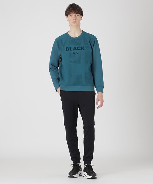 BLACK LABEL CRESTBRIDGE（ブラックレーベル・クレストブリッジ）の「【BLACK lab.】シャドーチェックダブルニットスウェットシャツ（Tシャツ/カットソー・メンズ・ブラック/オフホワイト/ブルー系その他4・XL/L/M）」の14枚目の写真