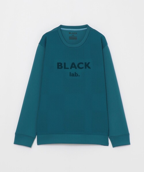 BLACK LABEL CRESTBRIDGE（ブラックレーベル・クレストブリッジ）の「【BLACK lab.】シャドーチェックダブルニットスウェットシャツ（Tシャツ/カットソー・メンズ・ブラック/オフホワイト/ブルー系その他4・XL/L/M）」の18枚目の写真