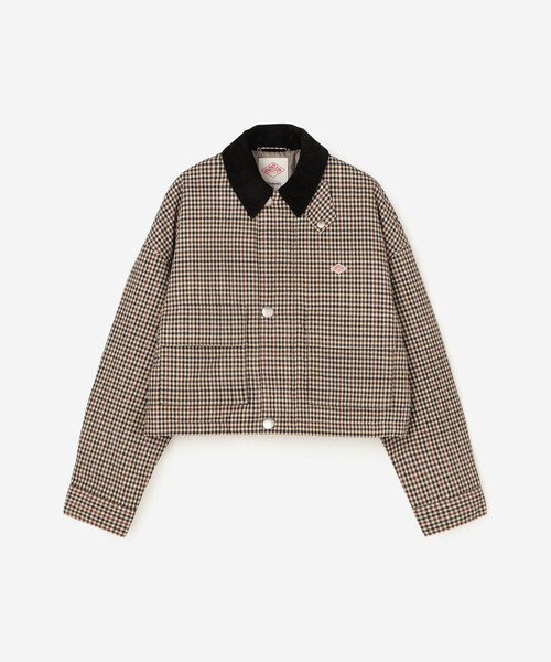 DANTON（ダントン）の「DANTON | 中綿ナイロン ショートジャケット WOMEN（ナイロンジャケット・レディース・ベージュ系その他・38/36）」の3枚目の写真