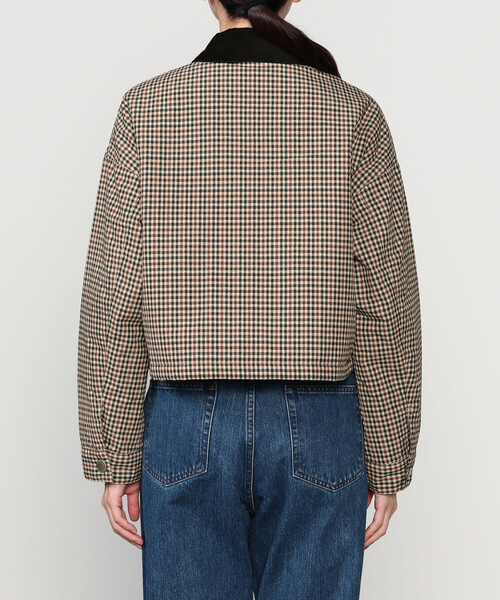 DANTON（ダントン）の「DANTON | 中綿ナイロン ショートジャケット WOMEN（ナイロンジャケット・レディース・ベージュ系その他・38/36）」の16枚目の写真