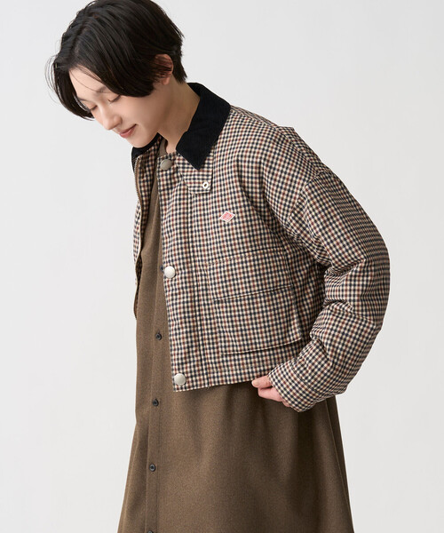 DANTON（ダントン）の「DANTON | 中綿ナイロン ショートジャケット WOMEN（ナイロンジャケット・レディース・ベージュ系その他・38/36）」の20枚目の写真