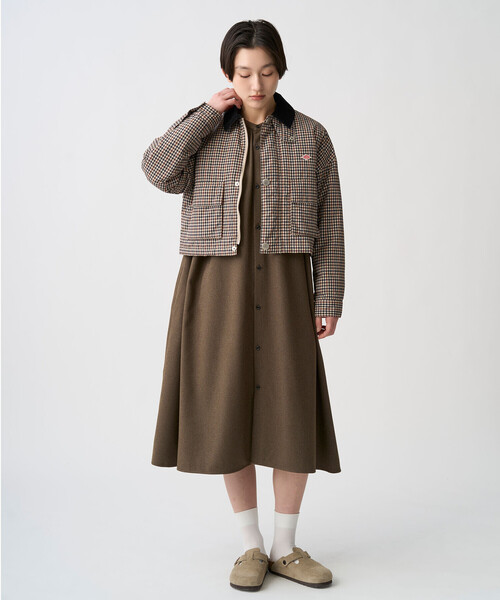 DANTON（ダントン）の「DANTON | 中綿ナイロン ショートジャケット WOMEN（ナイロンジャケット・レディース・ベージュ系その他・38/36）」の21枚目の写真