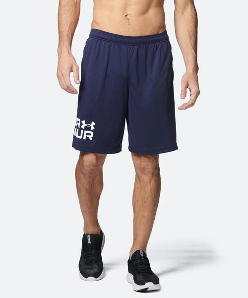 UNDER ARMOUR(アンダーアーマー)の「UAテック ワードマーク ショーツ(トレーニング/メンズ)(その他パンツ・メンズ・ネイビー・XL/M/L/S/2XL)」の1枚目の写真