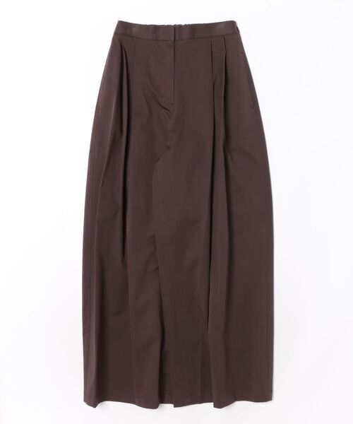 AMOMENTO（アモーメント）の「AMOMENTO TWO TUCK WIDE BANDING PANTS（その他パンツ・レディース・ブラウン・1/0）」の4枚目の写真