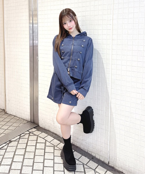 one way(ワンウェイ)の「ナポレオンパーカー(パーカー・レディース・レッド/カーキ/ネイビー/スミクロ・S/M)」の3枚目の写真