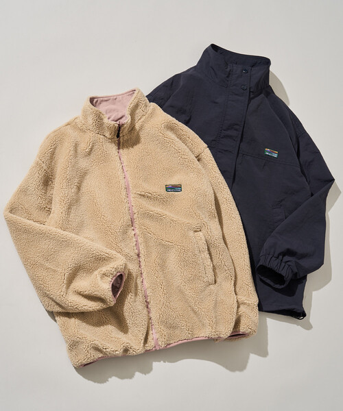 FREAK'S STORE(フリークスストア)の「限定展開 FREAK'S STORE OUTDOORS 4WAY ボアブルゾン(その他アウター・レディース・ネイビー/ブラウン/ベージュ/ブラック/オリーブ・フリ-)」の5枚目の写真