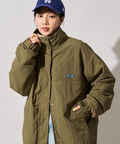 FREAK'S STORE(フリークスストア)の「限定展開 FREAK'S STORE OUTDOORS 4WAY ボアブルゾン(その他アウター・レディース・ネイビー/ブラウン/ベージュ/ブラック/オリーブ・フリ-)」の4枚目の写真
