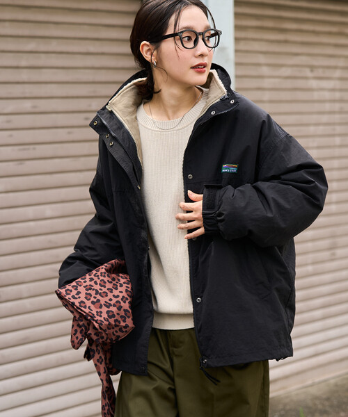FREAK'S STORE(フリークスストア)の「限定展開 FREAK'S STORE OUTDOORS 4WAY ボアブルゾン(その他アウター・レディース・ネイビー/ブラウン/ベージュ/ブラック/オリーブ・フリ-)」の1枚目の写真