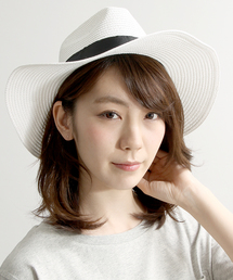 WEGO | WEGO/ツバ広ペーパーハット(ハット)