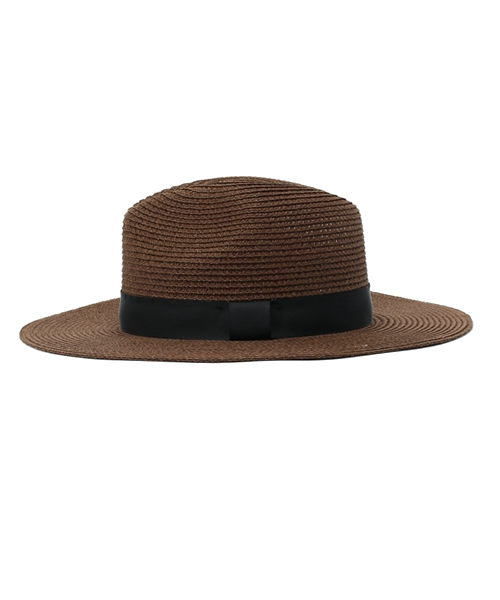 WEGO（ウィゴー）の「WEGO/ツバ広ペーパーハット（ハット・レディース・ブラウン/ホワイト/ブラック/ナチュラル/ベージュ・FREE）」の6枚目の写真