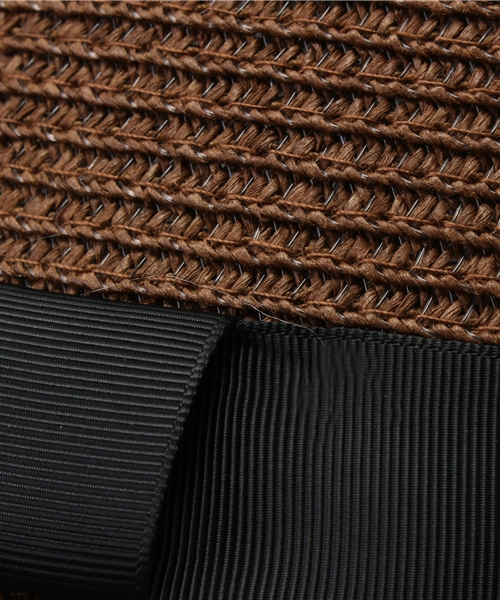 WEGO（ウィゴー）の「WEGO/ツバ広ペーパーハット（ハット・レディース・ブラウン/ホワイト/ブラック/ナチュラル/ベージュ・FREE）」の12枚目の写真