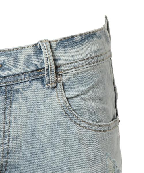 STAMPD（スタンプド）の「STAMPD(スタンプド) REPAIRED DENIM（デニムパンツ・メンズ・ライトブルー・30inch/28inch）」の3枚目の写真