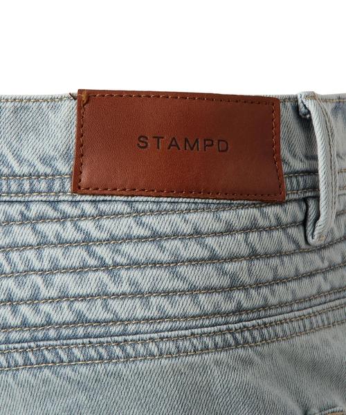 STAMPD（スタンプド）の「STAMPD(スタンプド) REPAIRED DENIM（デニムパンツ・メンズ・ライトブルー・30inch/28inch）」の5枚目の写真