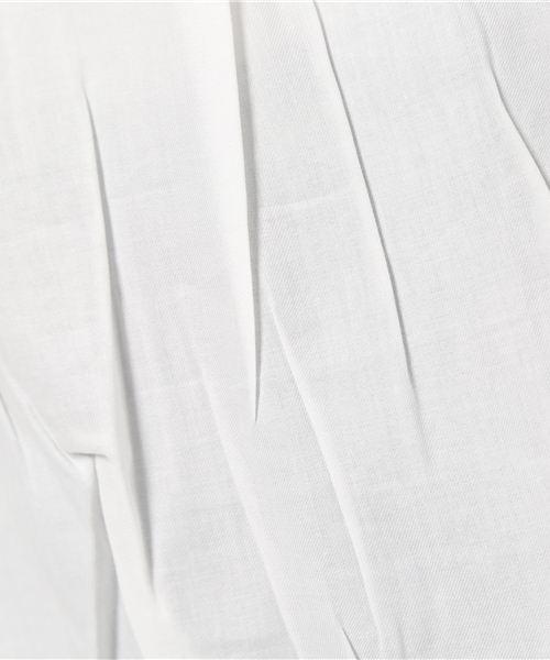 VENCEEXCHANGE（ヴァンスエクスチェンジ）の「スキッパーシャツ（シャツ/ブラウス・レディース・オフホワイト/ダークグリーン/レンガ・MEDIUM）」の10枚目の写真