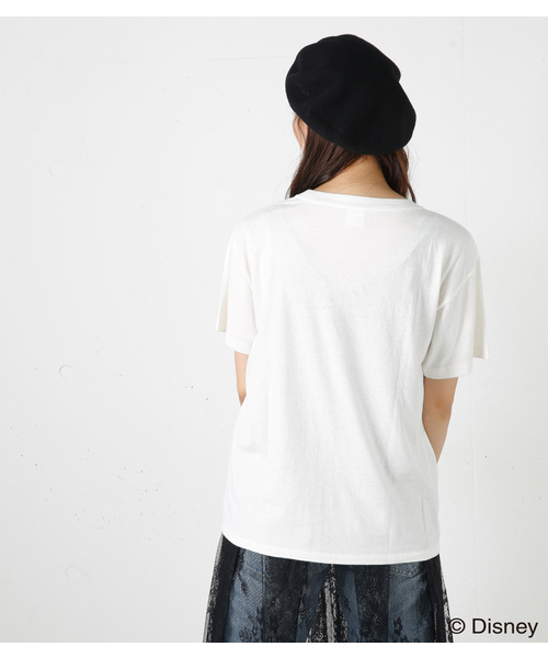 MOUSSY（マウジー）の「【ZOZOTOWN先行】WONDERLAND TSJ（Tシャツ/カットソー・レディース・ホワイト/ブラック・FREE）」の9枚目の写真