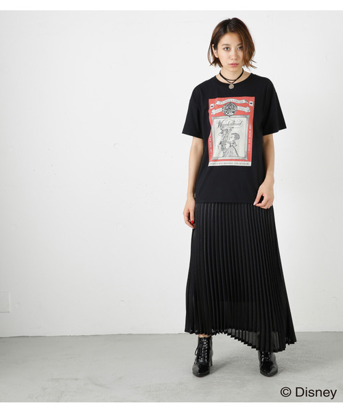 MOUSSY（マウジー）の「【ZOZOTOWN先行】WONDERLAND TSJ（Tシャツ/カットソー・レディース・ホワイト/ブラック・FREE）」の6枚目の写真