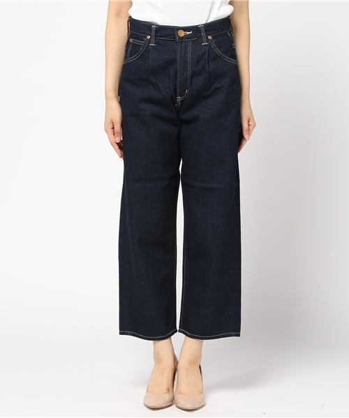 Lee（リー）の「Lee (リー)   WIDE PANTS  ワイドパンツ（デニムパンツ・レディース・ワンウォッシュ・SMALL/MEDIUM/X-SMALL/XX-SMALL）」の8枚目の写真