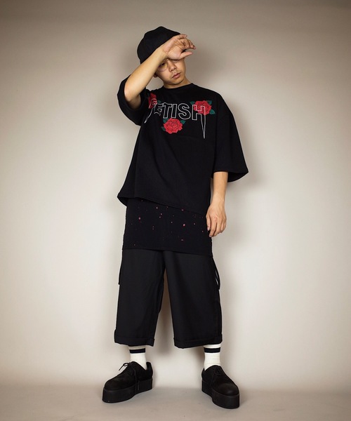 rovtski(ロフトスキー)の「rovtski 【トレンドのワイドパンツ】 TRガウチョパンツ(その他パンツ・メンズ・ガンメタ/ブラック/グレー系その他・MEDIUM/LARGE)」の16枚目の写真