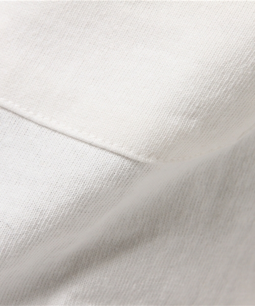 Denime(ドゥニーム)の「無地ロングスリーブTEE(Tシャツ/カットソー・メンズ・キャメル/ホワイト/グレー/ブラック/ネイビー・SMALL/X-LARGE/LARGE/MEDIUM)」の6枚目の写真