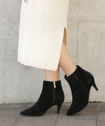 SESTO | 美脚ポインテッドトゥのスリムショートブーツ(ブーツ)