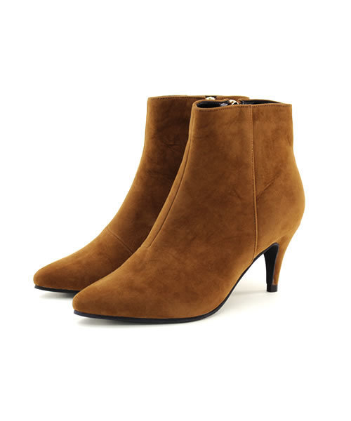 SESTO（セスト）の「美脚ポインテッドトゥのスリムショートブーツ（ブーツ・レディース・ベージュ系その他/ブラウン系その他/ブラック系その他2/ブラック×シルバー/ブラック系その他3/ブラック系その他・3L/LL/S/L/M）」の9枚目の写真