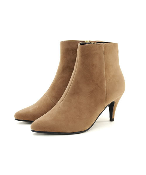 SESTO（セスト）の「美脚ポインテッドトゥのスリムショートブーツ（ブーツ・レディース・ベージュ系その他/ブラウン系その他/ブラック系その他2/ブラック×シルバー/ブラック系その他3/ブラック系その他・3L/LL/S/L/M）」の10枚目の写真