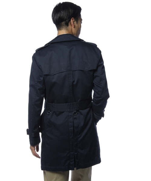 green label relaxing(グリーンレーベルリラクシング)の「CTN/GABA WASHED トレンチコート(トレンチコート・メンズ・オリーブ/ネイビー・SMALL/MEDIUM/LARGE)」の8枚目の写真