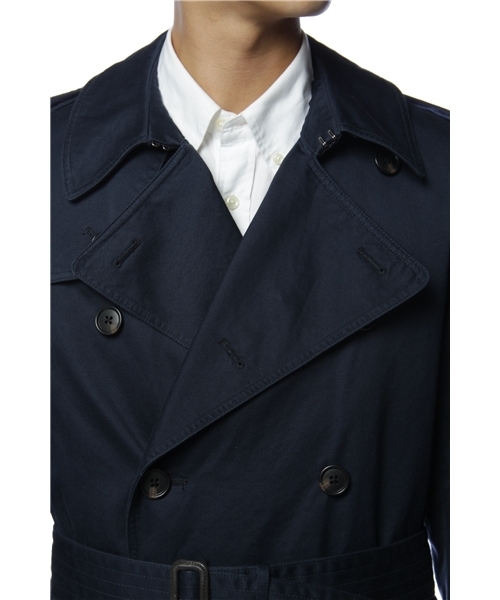 green label relaxing(グリーンレーベルリラクシング)の「CTN/GABA WASHED トレンチコート(トレンチコート・メンズ・オリーブ/ネイビー・SMALL/MEDIUM/LARGE)」の7枚目の写真