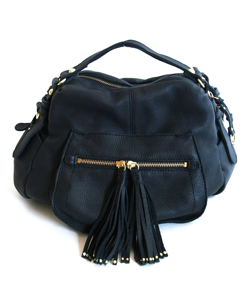 And A（アンドエー）の「フロントタッセル2WAYショルダーバッグ（And A×Beau're）（ショルダーバッグ・レディース・ブラック/ライトブラウン/レッド・FREE）」の2枚目の写真