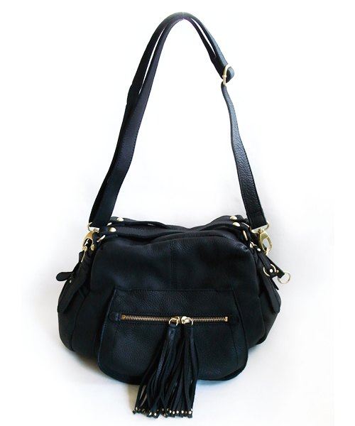 And A（アンドエー）の「フロントタッセル2WAYショルダーバッグ（And A×Beau're）（ショルダーバッグ・レディース・ブラック/ライトブラウン/レッド・FREE）」の11枚目の写真